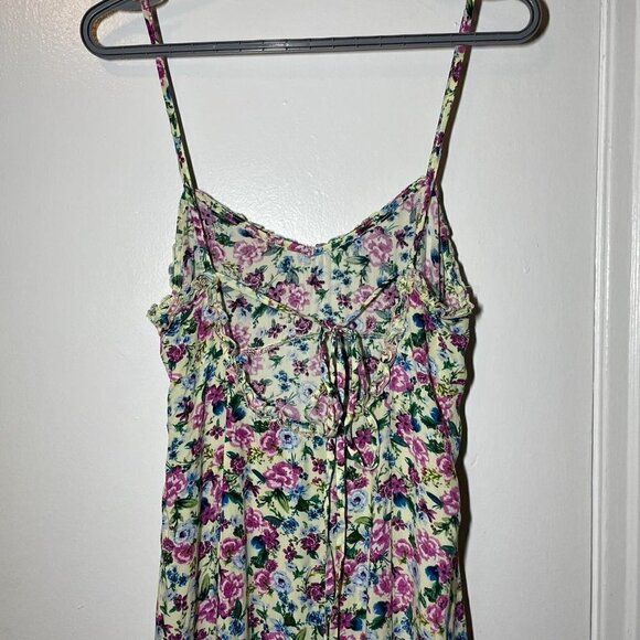 Zara FLOWER PRINTED MIDI DRESS SIZE M - Picture 8 of 12